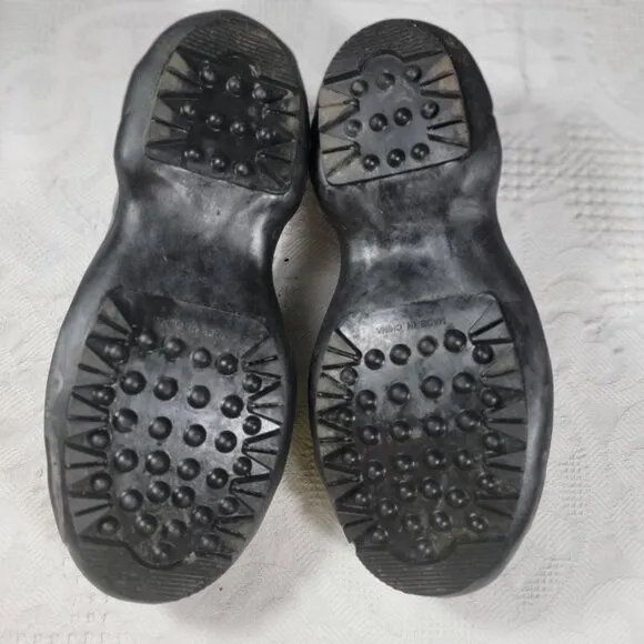 Salisbury by Honeywell step-in work overshoe galoshes size 11 brown big lug sole