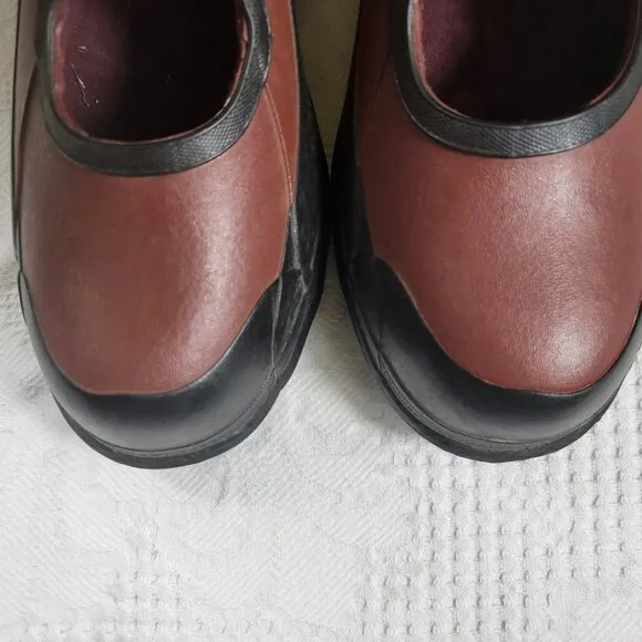 Salisbury by Honeywell step-in work overshoe galoshes size 11 brown big lug sole