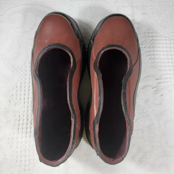 Salisbury by Honeywell step-in work overshoe galoshes size 11 brown big lug sole