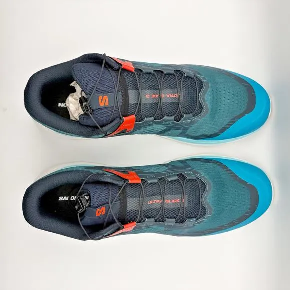 Salomon Mens Ultra Glide 2 Training Shoes US 11.5 EU 46 Blue Athletic NIB