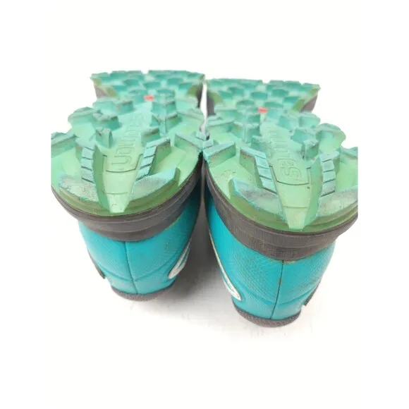 Salomon Women's Size 8.5 FELLRAISER Contragrip Hiking Shoes Teal Blue Sneakers
