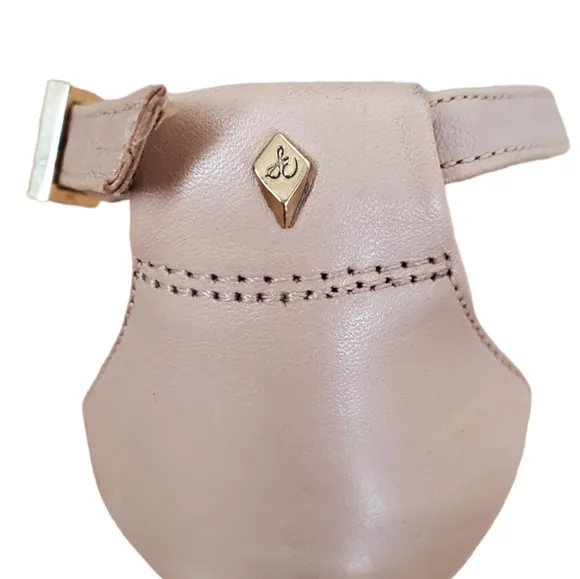 Sam Edelman beige strap high heel sandals