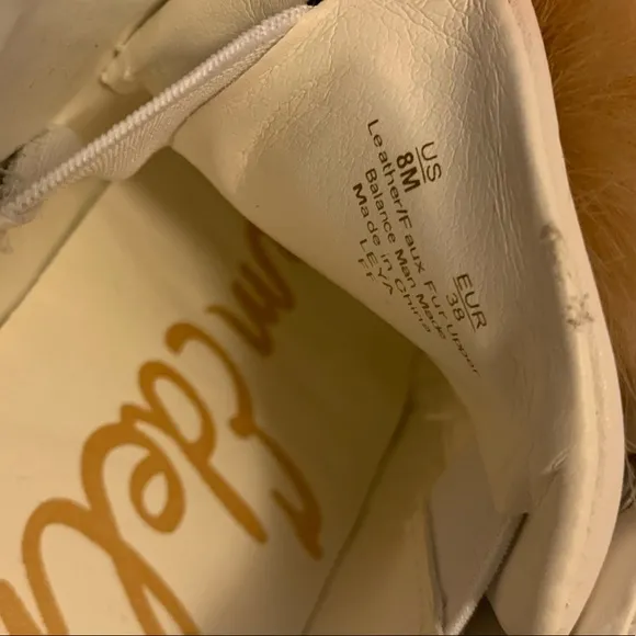 Sam Edelman Pom Pom Slip On Sneakers Size 8