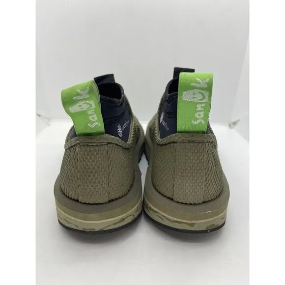 Sanuk Chiba Journey LX Yulex Pure Logo Camo Green Slip On Stretch Ankle Boots 6