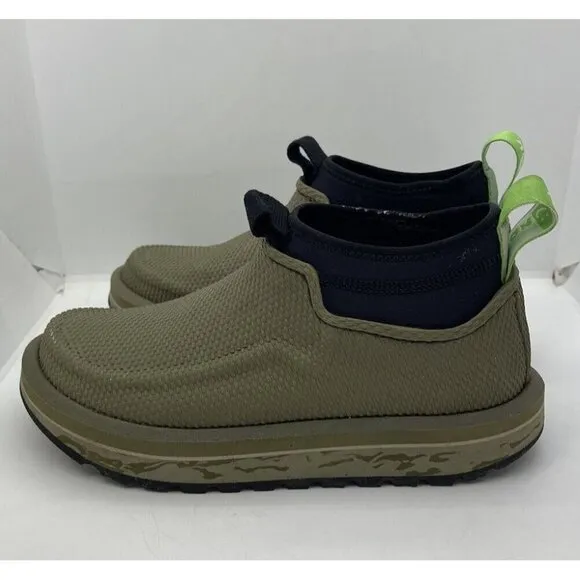 Sanuk Chiba Journey LX Yulex Pure Logo Camo Green Slip On Stretch Ankle Boots 6