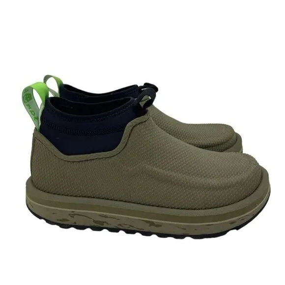Sanuk Chiba Journey LX Yulex Pure Logo Camo Green Slip On Stretch Ankle Boots 6