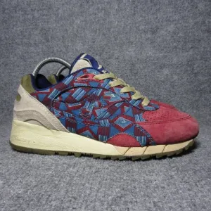 Saucony Bodega Shadow 6000 Sneakers Mens Size 8 Blue Red Low Lace Up Shoes