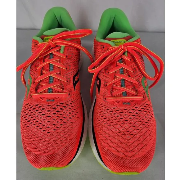 SAUCONY MEN'S ORANGE TRIUMPH 18 PWRRUN RUNNING SHOES - SIZE 9 STYLE: S20595-10