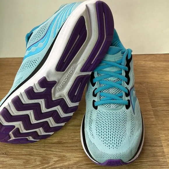 Saucony Shoes Ride 14 Powder Concord Sneakers Size Women's 10