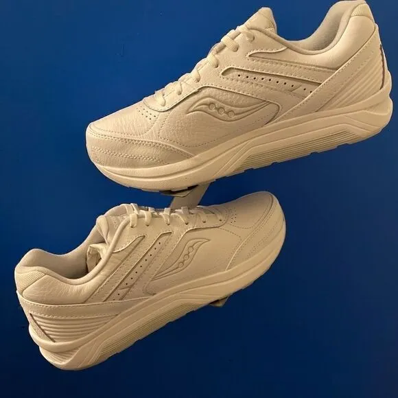 Saucony Womens Ride s50201-1 1 White Running Shoes Sneakers Size 10