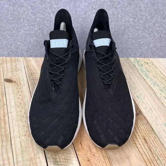 Saysh One Shoes Womens Sz 9.5 Black White Gum Lightweight Allyson Felix Sneakers