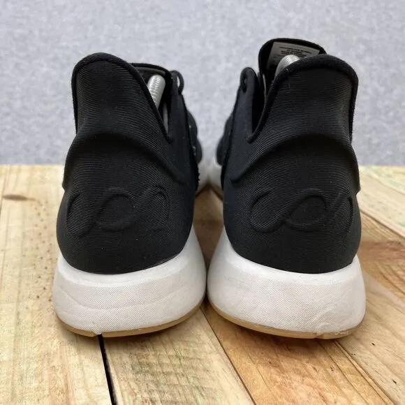 Saysh One Shoes Womens Sz 9.5 Black White Gum Lightweight Allyson Felix Sneakers