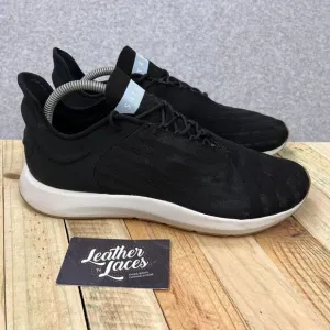 Saysh One Shoes Womens Sz 9.5 Black White Gum Lightweight Allyson Felix Sneakers