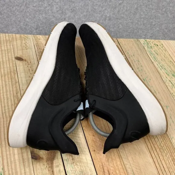 Saysh One Shoes Womens Sz 9.5 Black White Gum Lightweight Allyson Felix Sneakers