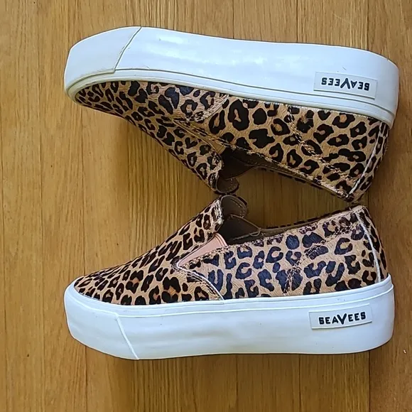 SeaVees Baja Platform  Mulholland Cowhide slip on sneakers