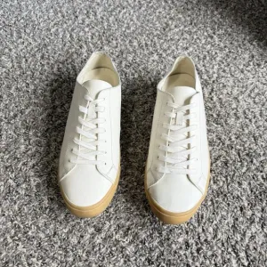 Seavees Wilder White Leather Sneakers Men’s US Size 11 Lace Up Casual New READ
