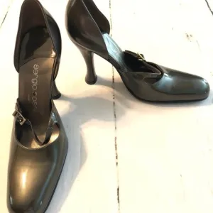 Sergio Rossi Women's Shoe Gray Leather New