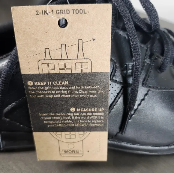 Shoes For Crews Black Lace Up Work Safety Athletic Sneakers Shoes Men S 11 NWOB