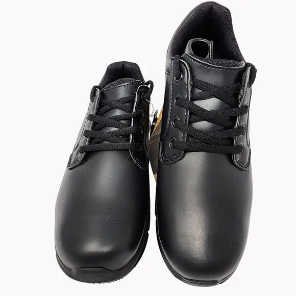 Shoes For Crews Mens Size 8 Slip Oil Resistant Black Work Shoes NEW