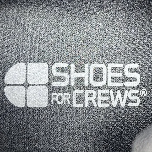 Shoes For Crews Mens Size 8 Slip Oil Resistant Black Work Shoes NEW