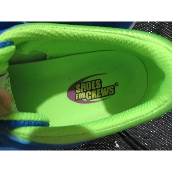 Shoes For Crews Slip &amp; Oil Resistant Safety Footwear Sneakers mens 7.5 women 9.5