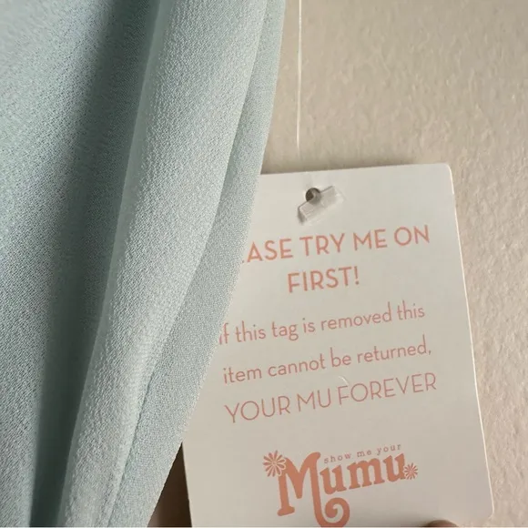 Show Me Your Mumu • Jess Ruffle Midi Dress in Icy Blue
