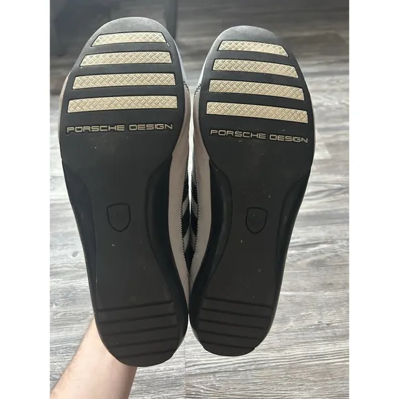 Size 11 adidas Porsche Design S2 Metallic Silver Black Driving Shoes Sneakers