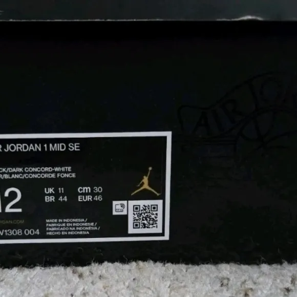 Size 12 Mens - Nike Air Jordan 1 Mid SE Space Jam - DV1308-004