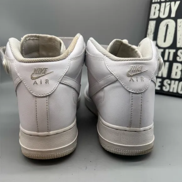 Size 12 - Nike Air Force 1 '07 Mid Triple White Men Shoes