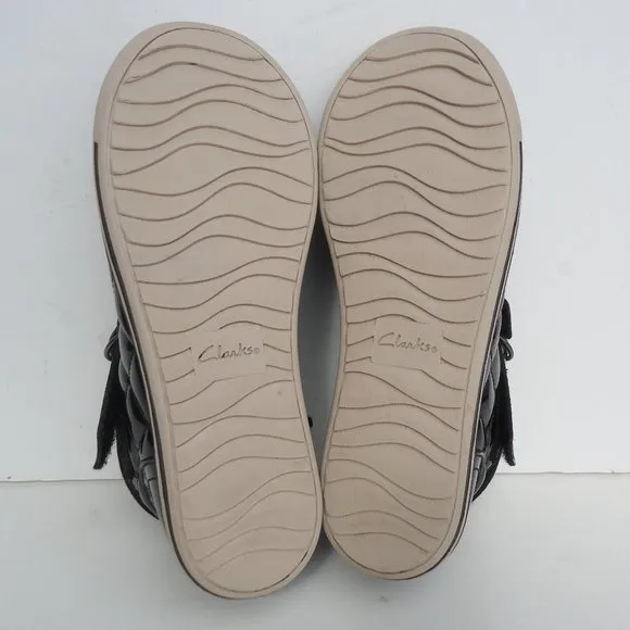 SIZE 3 M. CLARKS kids patent leather shoes.