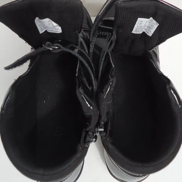 SIZE 3 M. CLARKS kids patent leather shoes.