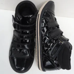 SIZE 3 M. CLARKS kids patent leather shoes.