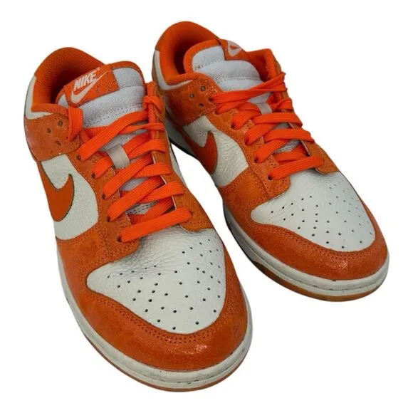 Size 8 - Nike Dunk Low Cracked Orange W