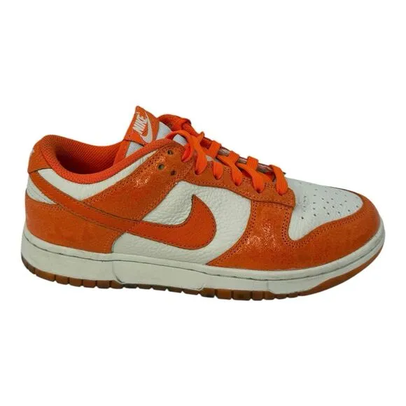 Size 8 - Nike Dunk Low Cracked Orange W