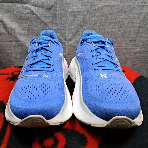 Size 9.5 New Balance Fresh Foam X More v4 Women Sneakers Running Shoes Blue
