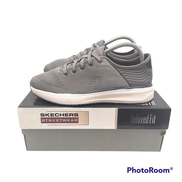 Skechers Crowder Freewell Grey White Men Casual Sneakers