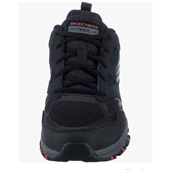 SKECHERS - M Sz 8.5 - NWOT Hillcrest Trail Trainer Lace-Up Sneakers in Black