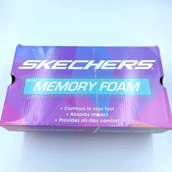 Skechers Madison Ave Plushed Slip On Sneakers Navy 9W NIB