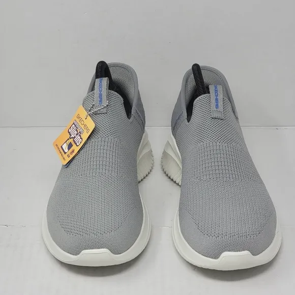 Skechers Mens Slip Ins Sneakers Size 7.5 232450/Gry Vegan Air Cooled Slip On New