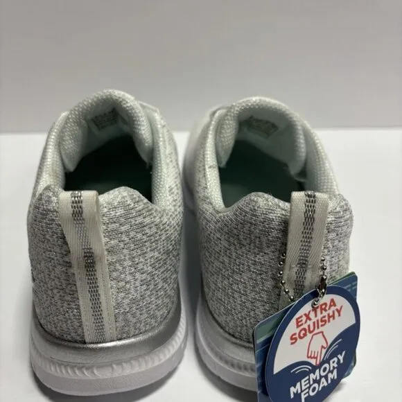 Skechers Women’s Virtue- Lucent White Slip-On Sneakers, Size 6 M