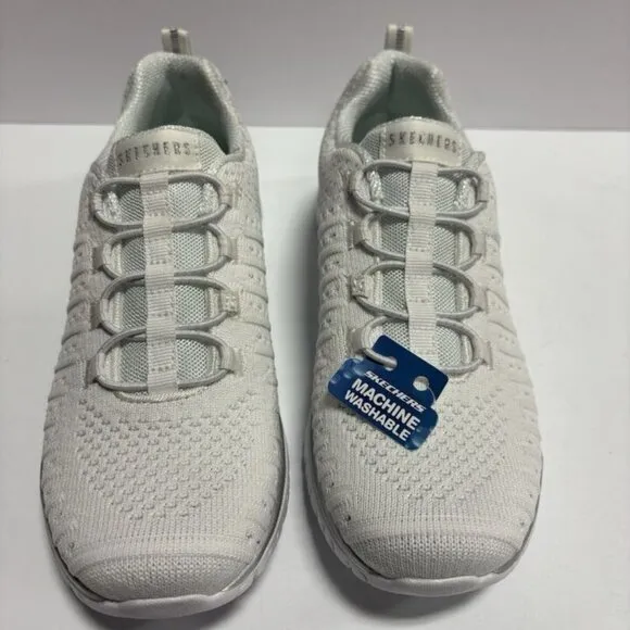 Skechers Women’s Virtue- Lucent White Slip-On Sneakers, Size 6 M