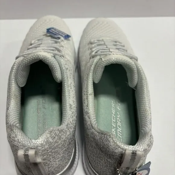 Skechers Women’s Virtue- Lucent White Slip-On Sneakers, Size 6 M