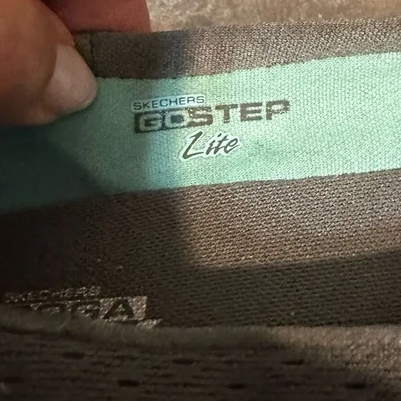 Skechers slip in sneakers gray. Used condition