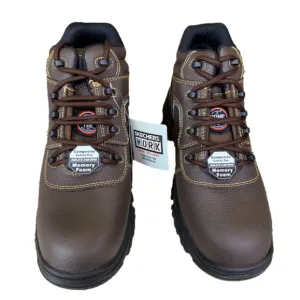 Sketchers Safety Work Composite Toe Boots Brown Men’s Size 10