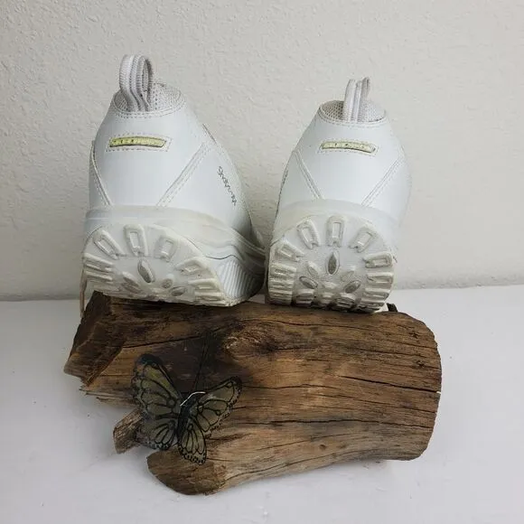 Sketchers shape up shoes white