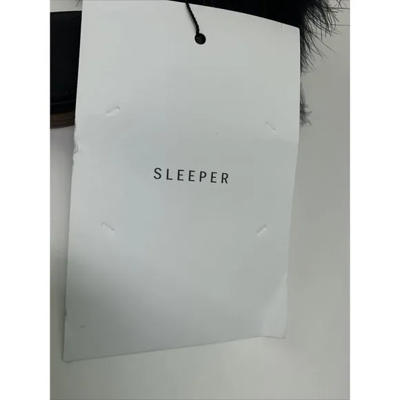 Sleeper Manon Mules Feather Silk Slippers