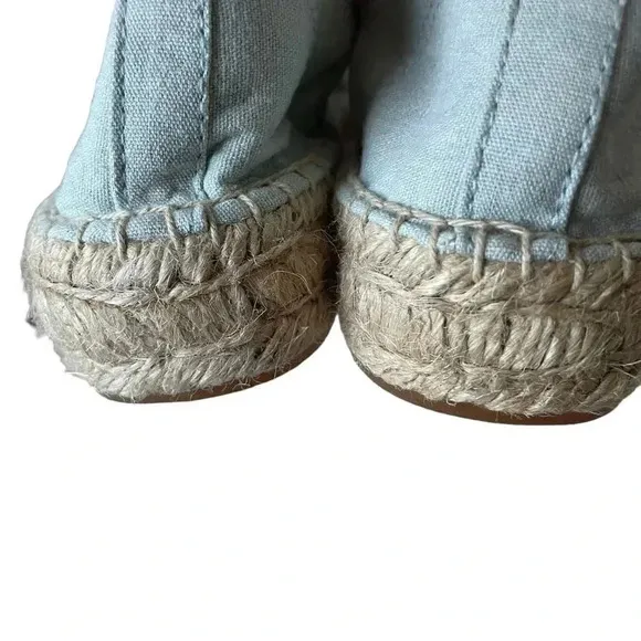 Soludos Lemons Smoking Slippers Chambrey Novelty Print ESPADRILLES SZ 8.5