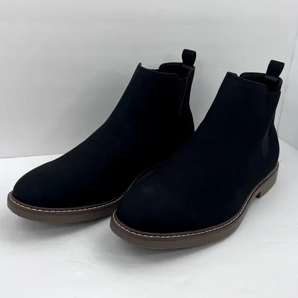 SONOMA GOODS FOR LIFE W/ORTHOLITE eco TECHNOLOGY, CHUKKA BOOTS, SIZE 13, BLACK