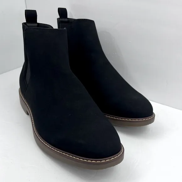 SONOMA GOODS FOR LIFE W/ORTHOLITE eco TECHNOLOGY, CHUKKA BOOTS, SIZE 13, BLACK