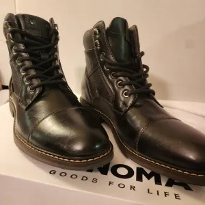 Sonoma Men's Black Graham Ankle Boots Size 9.5M New With Box